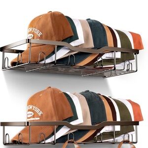 Metal hat rack